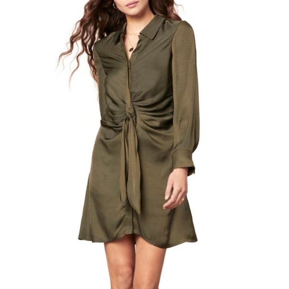 Bb Dakota Tie Curious Shirtdress 